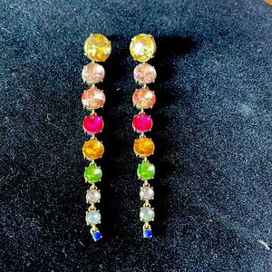 ZARA COLORFUL STONE EARRINGS